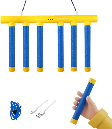 Juego de desafío reflectante Drop Stick Challenge, nuevo juguete de entrenamiento de reflejo de coordinación de ojos y manos, 3 modos de velocidad B