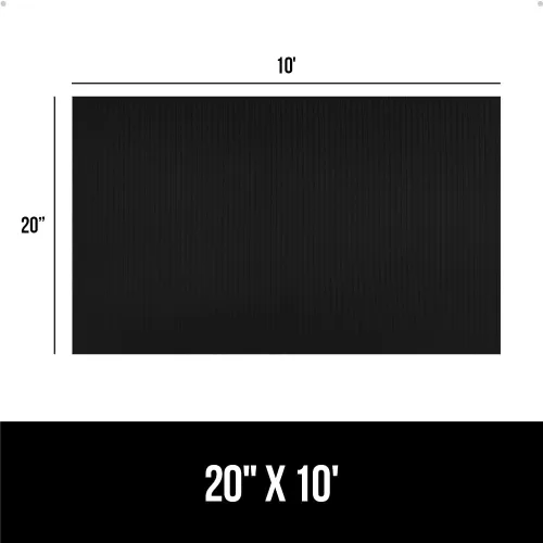 Miniatura 8 de GORILLA GRIP DuraGuard Forro para Estantes, Forros de Gabinete No Adhesivos para Cajones de Cocina, Estantes, Refrigerador, Almacenamiento de Ónix