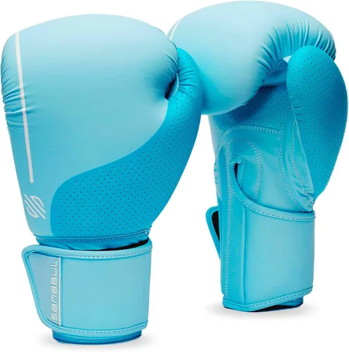 Miniatura 8 de Sanabul Guantes de Boxeo de Huevo de Pascua para Mujeres, Guantes Pro de Entrenamiento MMA Kickboxing Muay Thai, Guantes de Boxeo para Sparring
