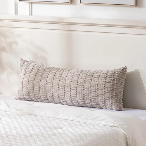Miniatura 154 de Fancy Homi - Paquete de 2 fundas de almohada decorativas de color taupe de 22 x 22 pulgadas para sala de estar, sofá, cama, estilo rústico, bohemio