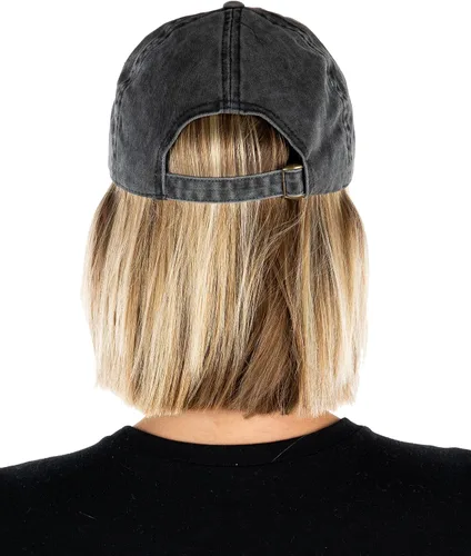 Miniatura 4 de Gorra de béisbol unisexual de algodón de perfil bajo para papá vintage desgastado Funky Junque