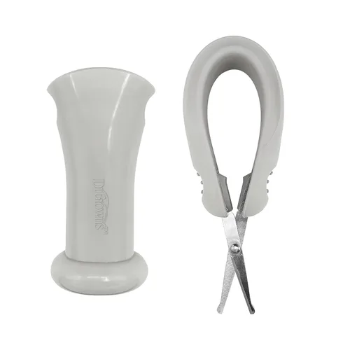 Miniatura 7 de Kit de Esenciales para el Cuidado del Bebé de Dr. Brown, Tijeras para Uñas con Estuche, Aspirador Nasal, Cepillo y Peine para Caspa de Cuna, Libre