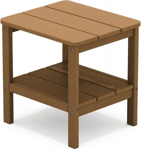 Miniatura 30 de SERWALL Mesa auxiliar Double Adirondack, Mesa auxiliar de forma rectangular, Negra