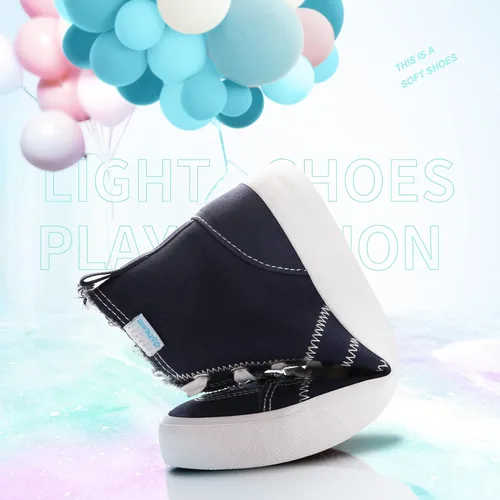 Miniatura 63 de Obtaom Zapatos de lona de alta calidad para mujer/hombre para jugar a media pantorrilla, zapatillas de deporte de moda casuales con cordones de alta