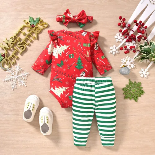 Miniatura 22 de Aalizzwell Conjunto de mameluco acanalado para bebé recién nacido prematuro para otoño e invierno