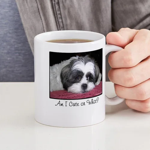 Miniatura 6 de CafePress Cute Shih Tzu Dog Mugs - Taza de café de cerámica de 11 oz (11.0 fl oz)