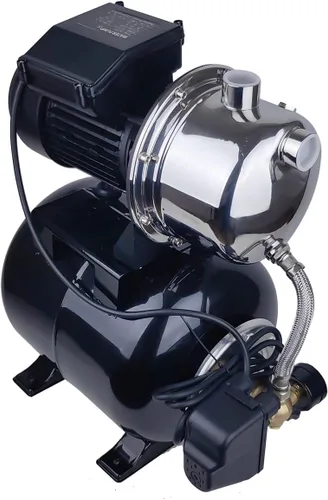 Miniatura 5 de Bomba de pozo poco profundo de 1.6 HP con tanque de presión, 898 GPH, 115 V, bomba de chorro de agua automática de acero inoxidable, bomba