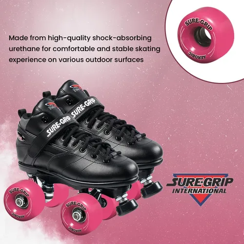 Miniatura 2 de Sure-Grip Ruedas aeróbicas al aire libre Rosado
