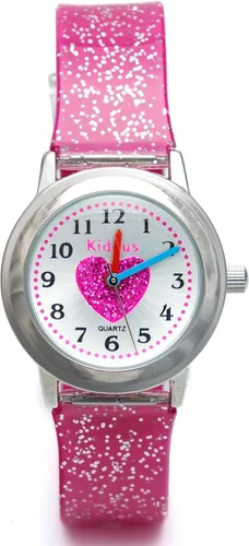 Miniatura 4 de Kiddus Reloj analógico para niñas. Reloj de pulsera elegante y educativo para edades de 5 años en adelante. Movimiento de cuarzo japonés. Diseño