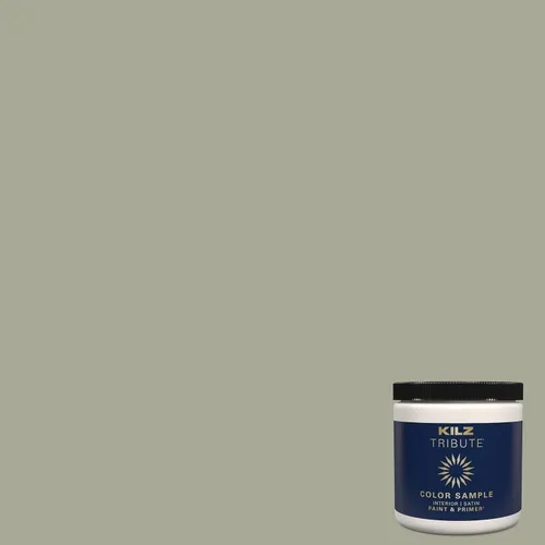 Miniatura 176 de KILZ TRIBUTE Pintura e imprimación, para interiores, semibrillante, Vintage Indigo, 1 galón Índigo Victoria
