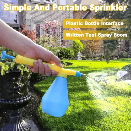 Miniatura 6 de Pulverizador a presión, parte superior de repuesto de mano para botellas de bebidas, mini bomba de agua para el hogar, césped, jardín, jardinería