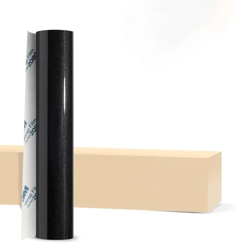 Miniatura 21 de 2 piezas de 4 x 8 pulgadas (10 x 20 cm) muestra de fibra de carbono negro genuino 3M 2080 para envoltura de vinilo de automóvil, película adhesiva