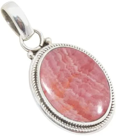 Miniatura 25 de Colgante de plata de ley 925 Joyería de plata hecha a mano para mujer, colgante de piedras preciosas naturales, regalo perfecto para ella