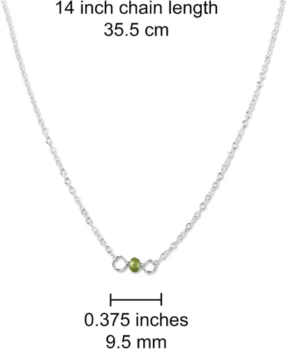 Miniatura 34 de Gargantilla de piedra natal – Regalo de cumpleaños, regalo para niña, mujer, amiga, hija, esposa, mamá, ella, joyas de piedras preciosas para uso