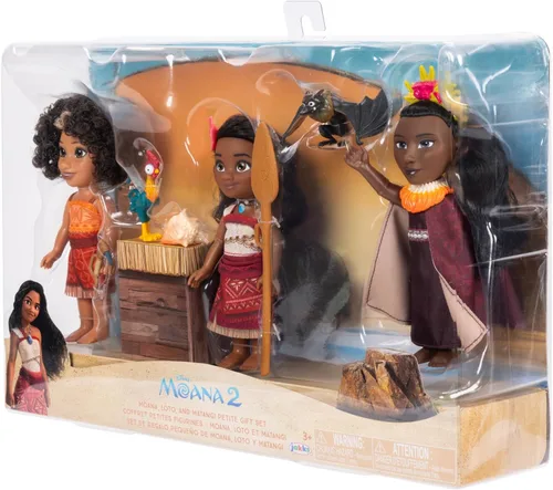 Miniatura 6 de Disney Set de regalo Moana 2: muñecas pequeñas Moana, Loto y Matangi