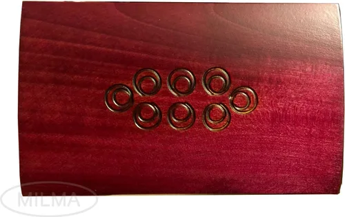 Miniatura 6 de Caja decorativa de madera para el pecho, caja de rompecabezas de apertura secreta celta, recuerdo de joyería hecha a mano hecha en Polonia, Madera