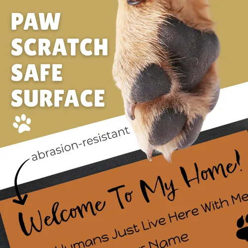 Miniatura 5 de Tapete personalizado para puerta de perro con foto y nombre, tapete de bienvenida personalizado, tapete de piso, tapete para puerta delantera