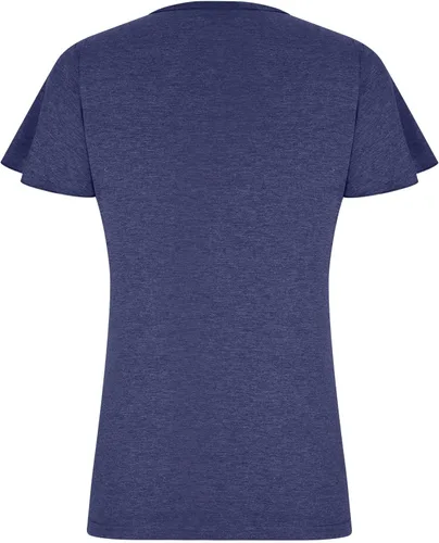 Miniatura 4 de Lastesso Camisetas de moda de verano para mujer, manga corta, cuello en V, blusas sólidas sueltas con volantes