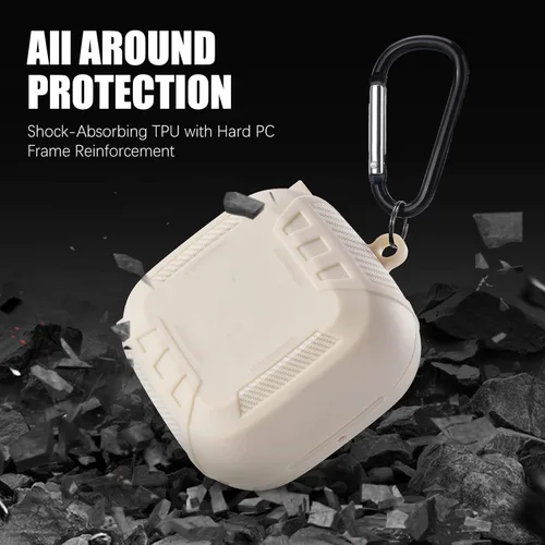 Miniatura 3 de AIRSPO Compatible con Powerbeats Pro - Funda para auriculares inalámbricos, TPU militar, carcasa protectora de cuerpo completo para Powerbeats Pro