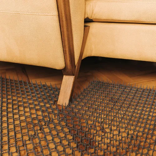Miniatura 8 de Paquete de 10 alfombrillas extra grandes para gatos – Tapete de 16.5 x 13.4 pulgadas con picos de 1 pulgada es perfecto para mantener a los gatos