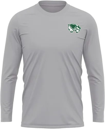 Miniatura 204 de Camisa deportiva de manga larga oficial de la NCAA Collegiate para hombre, con logotipo en el pecho izquierdo, colección Athletic Heather