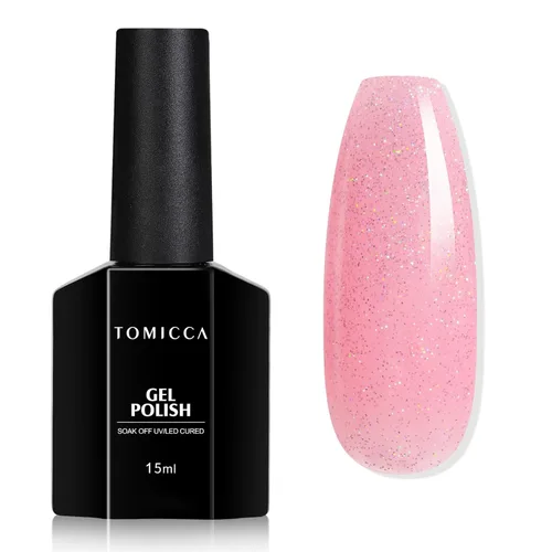 Miniatura 18 de TOMICCA Capa superior de gel mate, 0.5 onzas líquidas, acabado mate para esmalte de uñas de gel, remojar LED UV para curar de larga duración