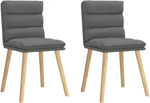 Miniatura 11 de 4-Piece Black Fabric Dining Chairs Set Modern Farmhouse Design with Metal Frame and Thick Foam Cushion for Kitchen Dining Room Living Room Furniture