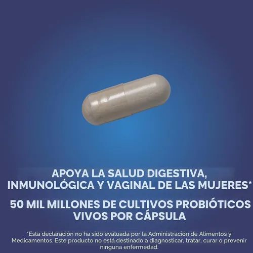 Miniatura 3 de Nature's Way Cultivos probióticos 50B Fortify Extra Strength(1) para mujeres, apoya la salud digestiva, vaginal e inmunológica*, fibra prebiótica a