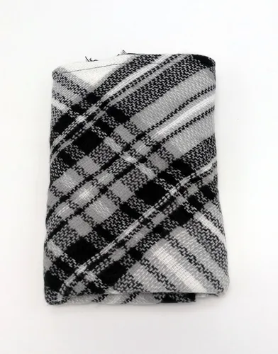 Miniatura 54 de Wander Agio - Bufanda envolvente con diseño a cuadros o triangular para mujer, cálida y larga, de punto, sensación de cachemira, chal