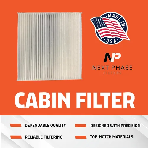 Miniatura 3 de Repuesto de filtro de aire de cabina – Paquete de 1 – Fabricado en Estados Unidos – Se adapta a la mayoría de Acura, Honda, Ford y Jeep – Reemplaza