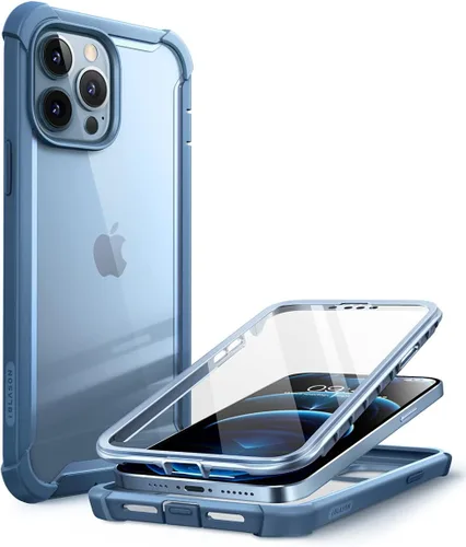 Miniatura 12 de i-Blason Ares - Funda para iPhone 13 Pro Max de 6.7 pulgadas [protector de pantalla integrado] [protección de grado militar] Funda transparente