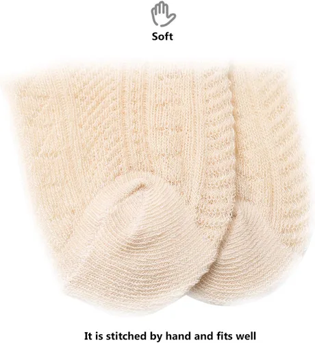 Miniatura 6 de Fatu Fashion - Pack de 5 calcetines para bebés recién nacidos para bebés y niños pequeños calcetines transpirables y suaves absorben el sudor