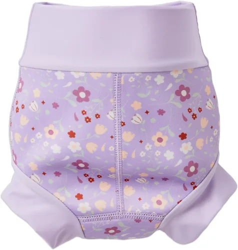 Miniatura 2 de Splash About Happy Nappy - Pañal de natación reutilizable, color lila primavera, 12-24 meses