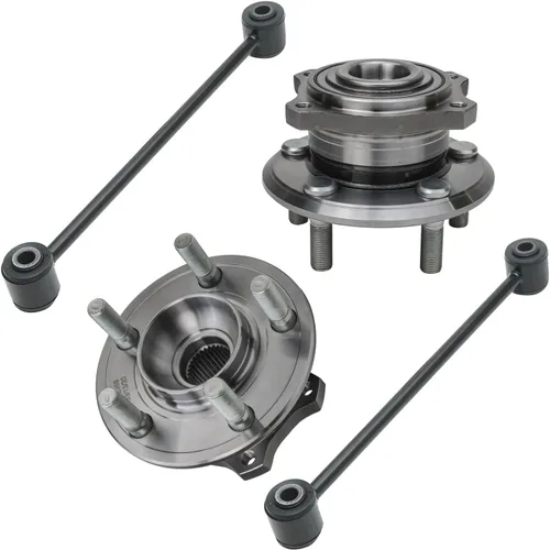 Miniatura 86 de Detroit Axle - Kit de extremo delantero RWD para Chrysler 300 Dodge Challenger Charger Upper Lower Control Arms rótulas de rodamiento de rueda Bujes