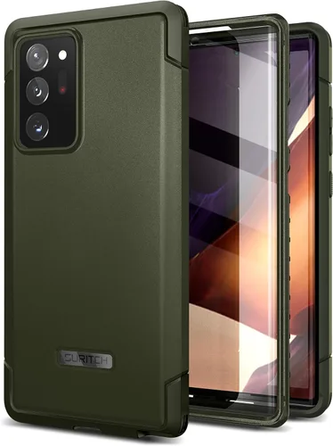 Miniatura 8 de SURITCH Funda para Samsung Galaxy Note 20 Ultra (solamente) de 6.9 pulgadas, 2 marcos frontales, protector de pantalla integrado, protector