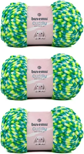 Miniatura 29 de Hilo de felpilla de terciopelo, súper suave y esponjoso, para tejer, hacer manualidades, color amigurumi, duradero para el desprendimiento, 3.53