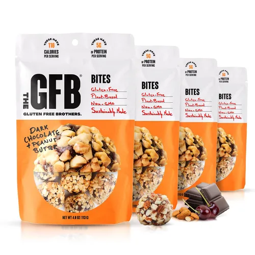 Miniatura 26 de The GFB Bocados de proteína de chocolate negro y coco - Sin gluten, a base de plantas, sin OMG, hechos de manera sostenible – Ridículamente