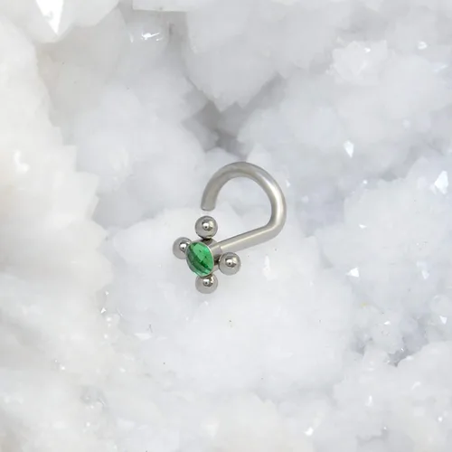 Miniatura 5 de Nose Stud Ring - Nose Piercing Stud - Nose Jewelry Surgical Steel - Nostril Screw Stud - Nose Ring CZ - Nose Stud L