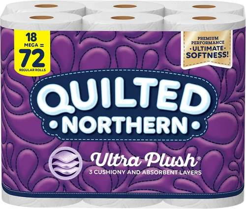 Miniatura 7 de Quilted Northern Papel Higiénico Ultra Suave, 32 Mega Rollos = 128 Rollos Regulares, Papel de Baño de 3 Capas (El Empaque Puede Variar), 8