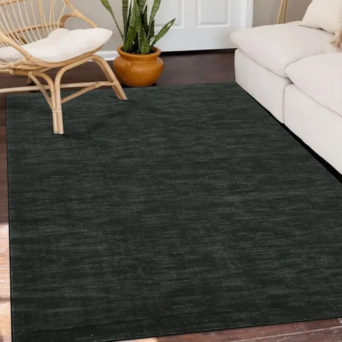 Miniatura 23 de RUGSREAL Alfombra lavable a máquina de 2 x 8 pies, para pasillo, entrada, contemporánea, color liso, alfombra de pasillo moderna para interiores