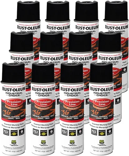 Miniatura 38 de Rust-Oleum 203023 Industrial Choice - Pintura en aerosol para marcado a base de disolvente invertido, 17 onzas, verde fluorescente
