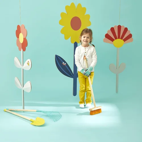 Miniatura 4 de Janod J03189 Happy Garden - Cepillo grande, color azul