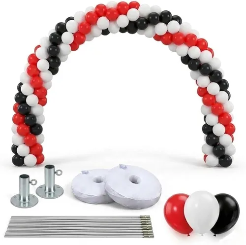 Miniatura 3 de PMU Graduation & Prom DYI Balloon Garland Arch Kit – Reusable Expandable Arch Frame with 2 Bases for Parties, Weddings & Events