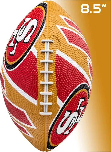 Miniatura 6 de Franklin Sports NFL Team Footballs - Rubber Youth Mini Balls for All Teams - Kids 8.5" Football + Air Pump Sets - Official NFL Licensed