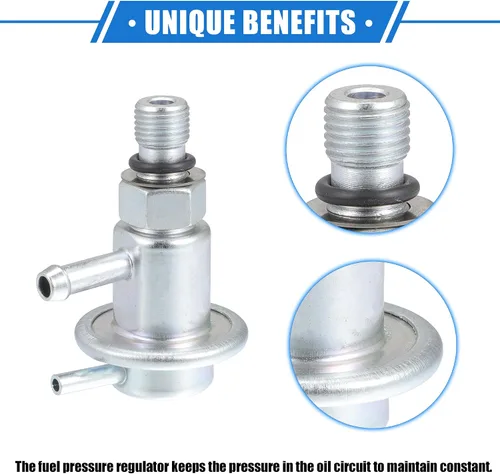 Miniatura 3 de Regulador de presión de inyección de combustible compatible con Toyota Land Cruiser Base 4.5L L6 - Gas 1993-1997, regulador de presión