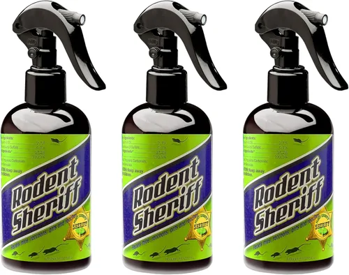 Miniatura 4 de Rodent Sheriff Repelente de aceite de menta Spray de control de plagas de acción rápida Repele ratones, mapaches, hormigas y más
