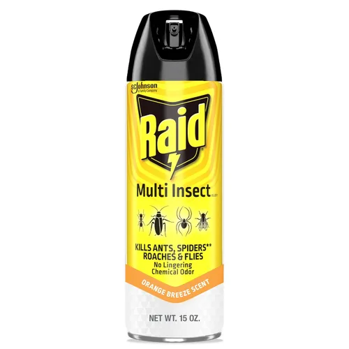 Raid Asesino de insectos múltiples, brisa de naranja, 15 onzas (paquete de 1)