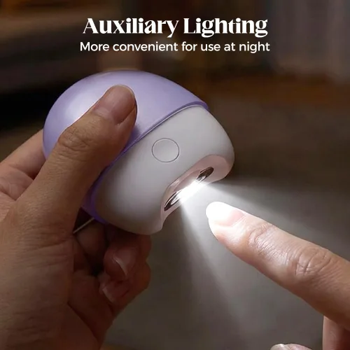 Miniatura 4 de Cortaúñas eléctrico automático 3 en 1, recortador de uñas con luz y almacenamiento de restos de uñas, cortaúñas eléctrico silencioso para adultos