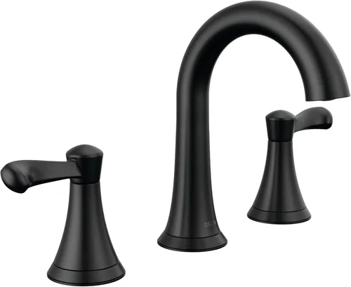 Miniatura 10 de Delta Faucet Esato - Grifo de baño generalizado de níquel cepillado, grifo de baño de 3 agujeros, grifo de lavabo de baño, ensamblaje de drenaje