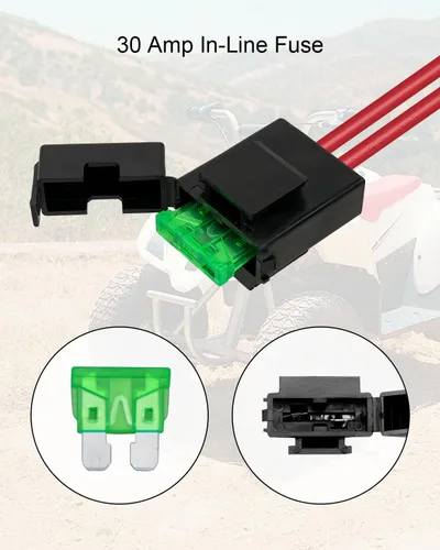 Miniatura 4 de Arnés de cableado de batería de 4 pines y 2 cables para Razor Dirt Quad Dune Buggy MX350 MX400 PR200 Pocket Mod Bella Betty Bistro Daisy Sport Mod